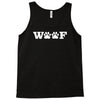 woof paw prints sticker vinyl Tank Top