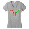 redesignsideas for the flag of wakanda Women's V-Neck T-Shirt