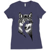 beauty or beast Ladies Fitted T-Shirt