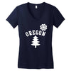 oregon Women's V-Neck T-Shirt