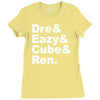 dre eazy cube rendre eazy cube ren Ladies Fitted T-Shirt