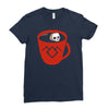 black coffee Ladies Fitted T-Shirt