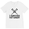 I Survived Foot Surgery V-Neck Tee