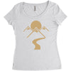mountain (2) Women's Triblend Scoop T-shirt