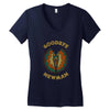 goodbye, newman Women's V-Neck T-Shirt