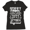 This Girl Is Taken By A Super Sexy October Boyfriend Ladies Fitted T-Shirt