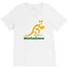 wallabies gold logo V-Neck Tee