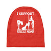 i support single moms Baby Beanies