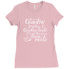 she's country from her cowboy boots Ladies Fitted T-Shirt