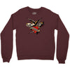 sailor jerry tattoo art military mermaid Crewneck Sweatshirt