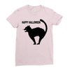 happy halloween Ladies Fitted T-Shirt