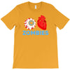 i heart zombies scary eye bloody heart halloween T-Shirt
