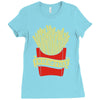 fries with that Ladies Fitted T-Shirt