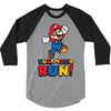 run, mario run 3/4 Sleeve Shirt