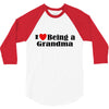 i love being a grandma 3/4 Sleeve Shirt