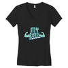 my dad my hero Women's V-Neck T-Shirt