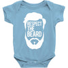 respect the beard Baby Onesie