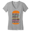 poop Women's V-Neck T-Shirt