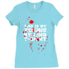 this is my zombie killing Ladies Fitted T-Shirt