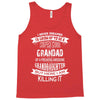 Super Cool Grandad Of A Freaking Awesome Granddaughter Tank Top