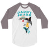 Daddy Shark -Shark Do Do Do 3/4 Sleeve Shirt