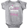 real girls go fishing Baby Bodysuit