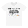 the tree isn't the only getting lit this christmas All Over Women's T-shirt