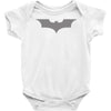 uomo batman bruce wayne logo stampa argento cinema&amp;tv Baby Onesie