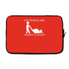 fat people are harder to kidnap funny Laptop sleeve