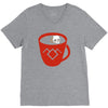 black coffee V-Neck Tee