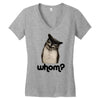 owl whom Women's V-Neck T-Shirt