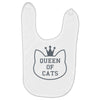 queen of cats Baby Bibs