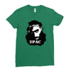 tupac (4x) Ladies Fitted T-Shirt