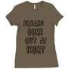 freaks come out at night girls Ladies Fitted T-Shirt