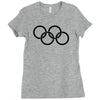 olympic rings Ladies Fitted T-Shirt