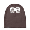 my girl your girl funny Baby Beanies