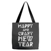 new year 2016 christmas is happiness Tote Bags