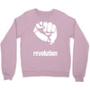 power to the people fist revolution Crewneck Sweatshirt