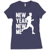 new year, new me running fitness Ladies Fitted T-Shirt