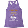 CancerHated By Many Wanted By Plenty Disliked By Some Confronted By No Racerback Tank