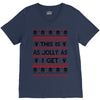 Emo Gothic Ugly Christmas Sweater V-Neck Tee