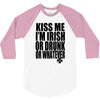 kiss me i'm irish or drunk or whatever t shirt st patricks day funny t 3/4 Sleeve Shirt