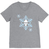 skull snowflakes alternative christmas jumper V-Neck Tee