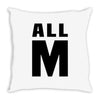 All M Throw Pillow