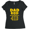 dad bod Women's Triblend Scoop T-shirt