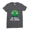 He Will Kill Again Ladies Fitted T-Shirt