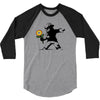 banksy flower 3/4 Sleeve Shirt