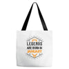 Legends Are Born In January Tote Bags