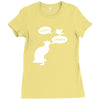 pussy chicken tshirt funny cat bird humor tee rooster Ladies Fitted T-Shirt