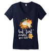 but first pumpkin spice latte, Women's V-Neck T-Shirt